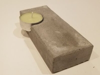 instructables zposner Concrete Tea Light Holder